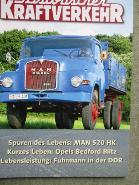 Historischer Kraftverkehr 2/2016 MAN 520HK,Opel Bedford Blitz,MAN 10.212 BFAK,Magirus FM 126 D11 A, Büssing LU7
