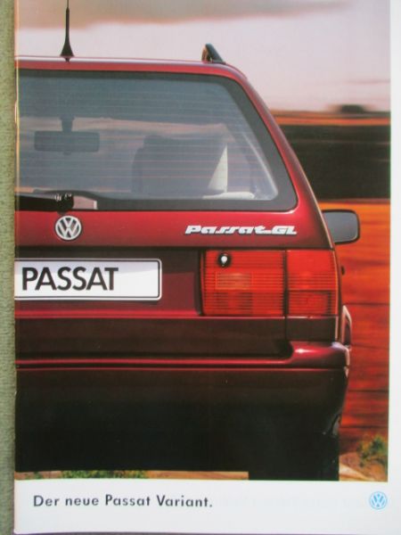 VW Passat Variant Typ35i CL GL GT Katalog Juli 1995