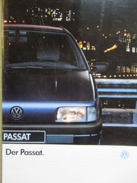 VW Passat Typ35i Limousine CL GL GT Katalog August 1991