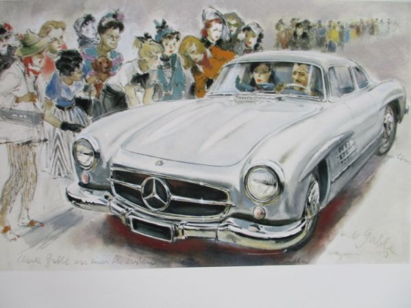 Mercedes Benz SL Edition R129 Vorstellung A3 Format Mappe +300SL Flügeltürer+Historie