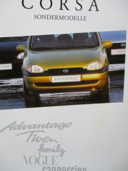 Opel Corsa B Advantage Twen family VOGUE cappuccino April 1997