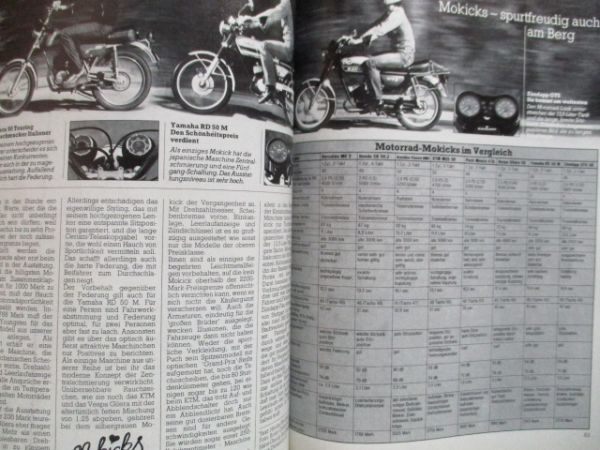 hobby Sonderheft Motorrad Honda CB750,Yamaha XS1100 vs. Kawasaki Z1R vs. Suzuki GS1000