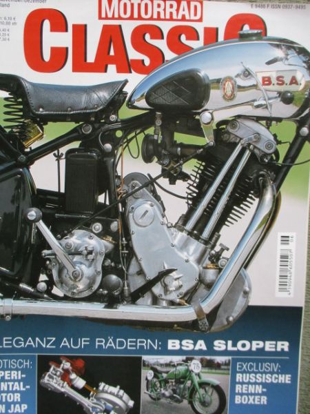 Motorrad Classic 6/2002 BSA Sloper, Mondial 175 TV,Honda CB350,