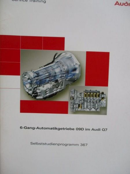 Audi SSP 367 6-Gang Automatikgetriebe 09D im Audi Q7 Oktober 2006