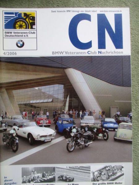 BMW Veteranen Club-Nachrichten 4/2006  328 und 326/2,