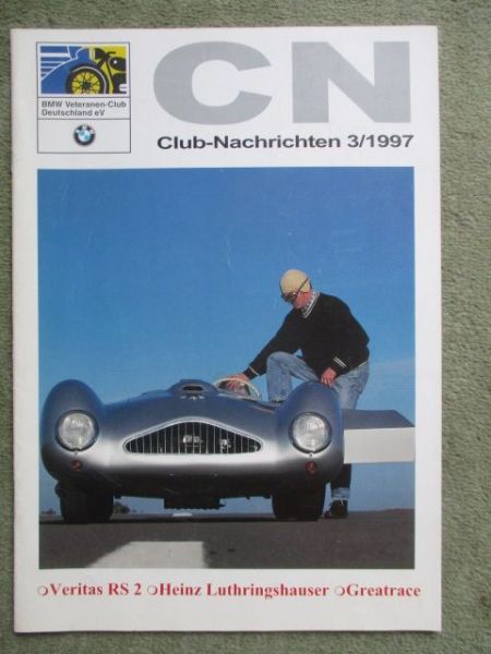 BMW Veteranen Club-Nachrichten 3/1997 Veritas RS2 Nürburgring,