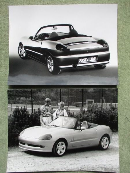 Karmann Idea Pressefotos IAA Frankfurt 1991 2 Stück