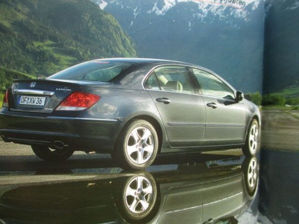 Honda Legend Pan-European Press Test Drive Einführung Buch