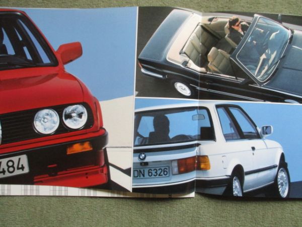 BMW 3er Reihe Gebrauchtwagen Katalog 315-M3 E30, Cabrio, Touring +325e +324d E30 März 1988
