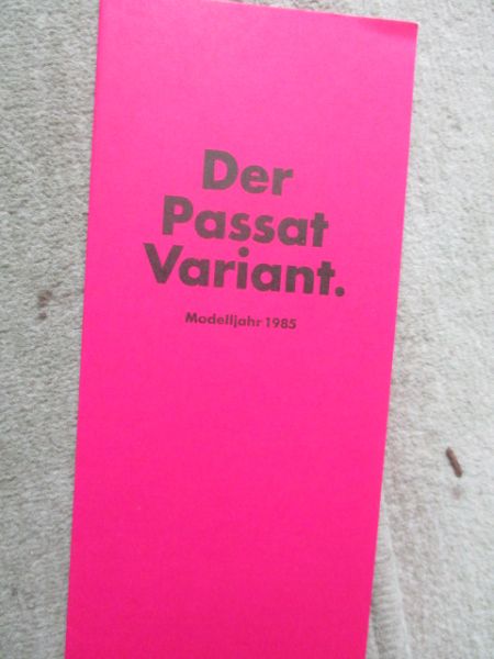 VW Passat Variant Typ32B C CL GL Modelljahr 1985