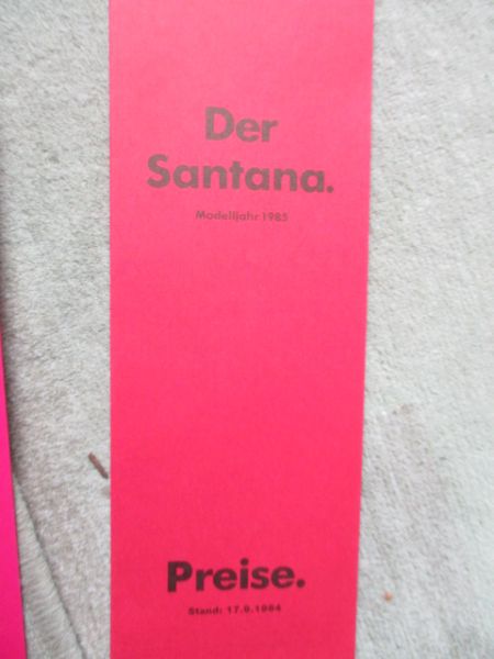 VW Santana Typ32 CX LX GX Modelljahr 1985