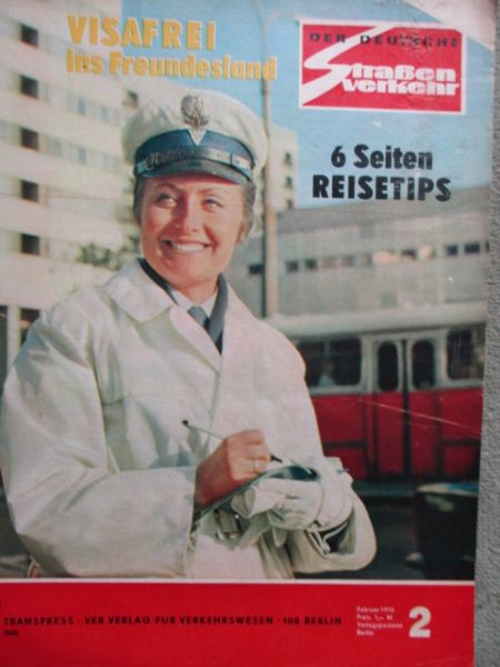 Der Deutsche Straßenverkehr 2/1972 Visafrei ins Freundesland