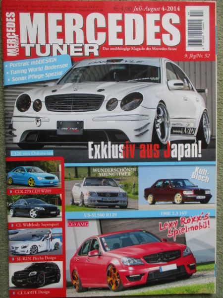 Mercedes Tuner 4-2014 SL 500 R129, 190E 2.3 16V,R231 Piecha Design,Larte Design GL,C63 AMG, CLK270 CDI W209,