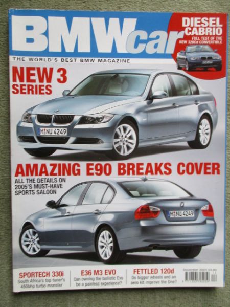 BMW car 12/2004 E90 series,120d E87,320Cd Cabriolet E46,Dinan M5 E39 and Cooper,M3 CSL E46,330i E46,M3 E36 Evo