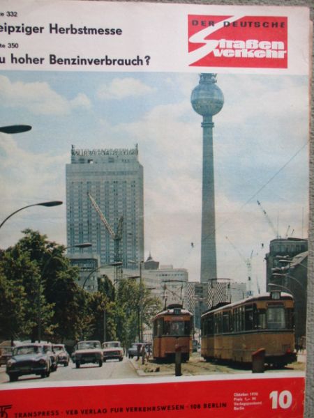 Der Deutsche Straßenverkehr 10/1970 Schleiz 1970 Melkus RS1000,