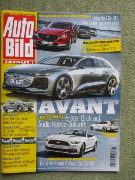 Auto Bild 20/2021 BMW 2er Coupé,DS9,Vergleich: Kuga vs. Tucson vs. CX-30,Maserati Ghibli Trofeo,Suzuki Ignis CVT