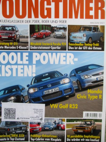 Motor Klassik Youngtimer 5+6/2021 Kaufberaturn W211, Starion vs. Porsche 924,Trabi Tuning ,BMW 323i E21 Restaurierung