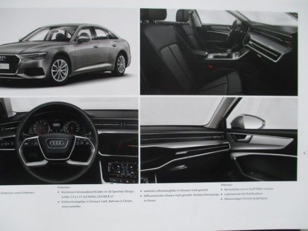 Audi A6 (F2) C8 Preisliste 55TFSI quattro 50TDI quattro +sport +design März 2018 Version Österreich