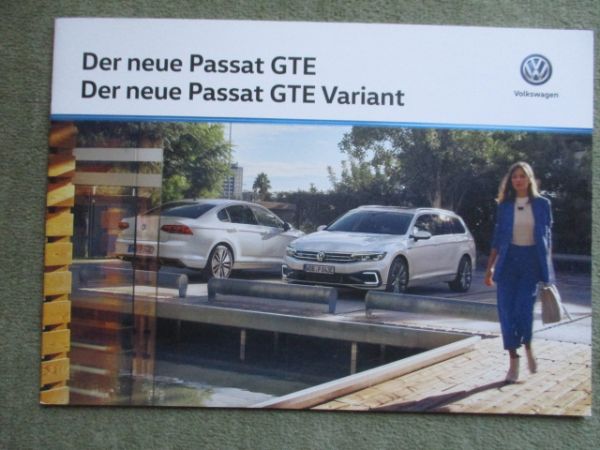 VW Passat GTE +Variant Katalog September 2019