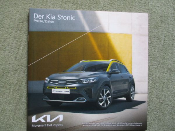 Kia Stonic Preisliste 10.Mai 2021 +Edition7 +Platinum Edition