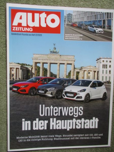 Auto Zeitung 22/2020 Hyundai Special +i10 N Line,i20,i30,