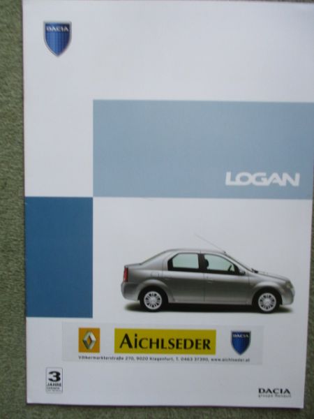 Dacia Logan Prospekt Sepember 2006 Österreich