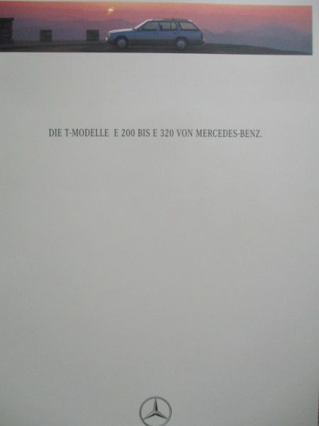 Mercedes Benz E200 220 280 300 4Matic 320 +E250d E300d +Turbodiesel +4Matic  T-Modell Januar 1994