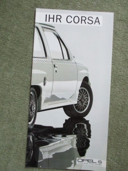 Opel Corsa A Zubehör Katalog April 1985