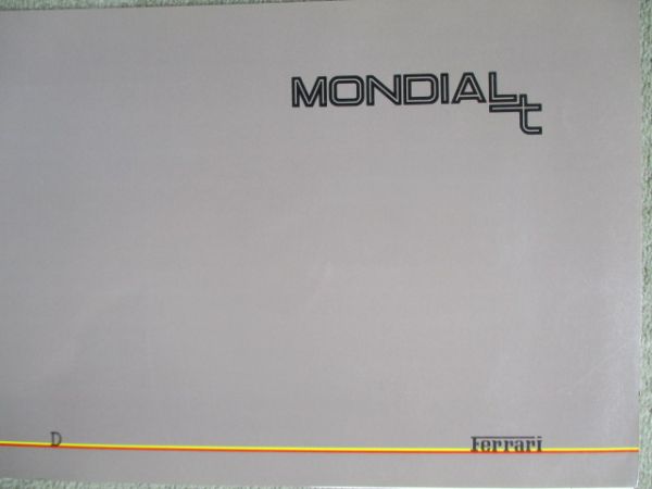 Ferrari Mondial +Cabriolet Pressmappe 1989 +Fotos