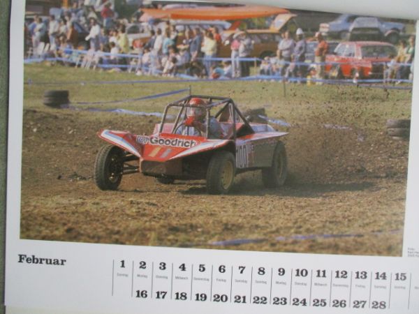 BF Goodrich T/A Radials Auto-Cross 1987 Kalender 35x42cm Format