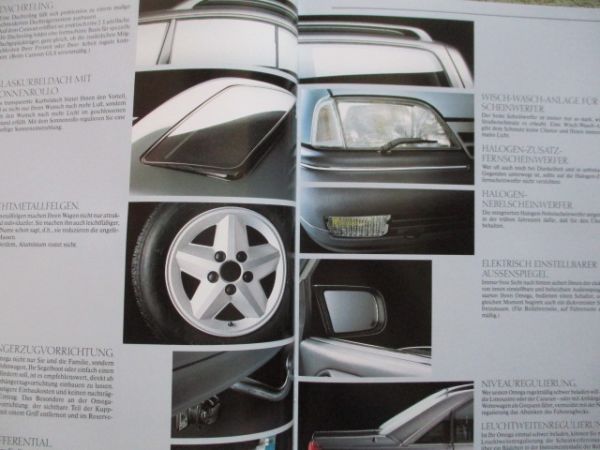 Opel Omega A Sonderausstattung Oktober 1986