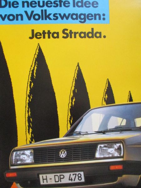 VW Jetta Strada Typ19E Katalog September 1985