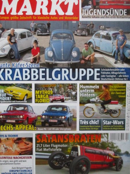 Oldtimer Markt 2/2014 VW Porsche 914/4,Alfa Spider Kaufberatung,Rover P6, Käfer,Jaguar Mk2