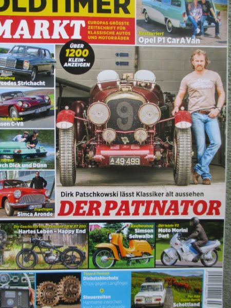 Oldtimer Markt 7/2020 Opel P1 Caravan,Simca Aronde, Solo 750 6x6,Kaufberatung W114/5,