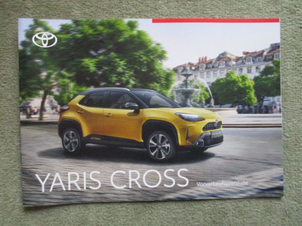 Toyota Yaris Cross Vorverkaufspreisliste Mai 2021