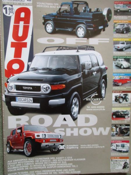 Auto 11/2006 Opel Kadett C +Scirocco I +Firma autodrom und der Hummer, Nissan 370Z elia