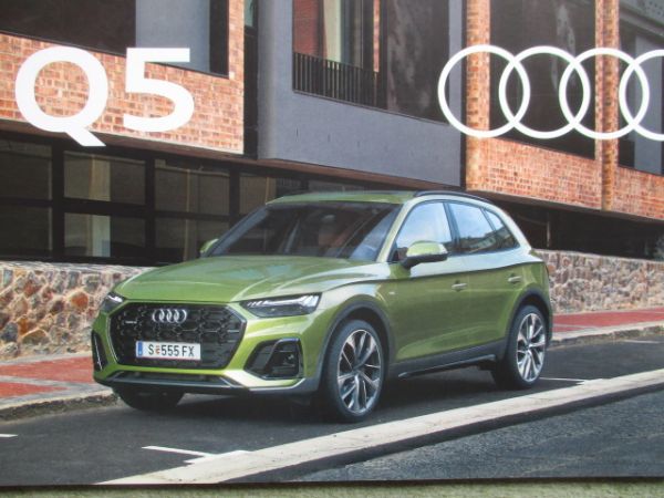 Audi Q5 (Typ FY) +S Line +Intense Katalog Preisliste Juli 2020 Österreich