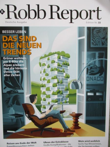 Robb Report Nr.22 BMW 8er Gran Coupé Individual, Mercedes EQS vs. Tesla Model S,