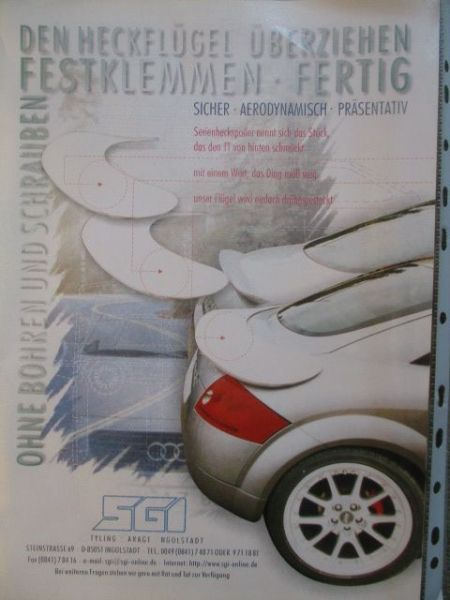 SGI Styling Garage Ingolstadt Audi TT (8N) Kataloge