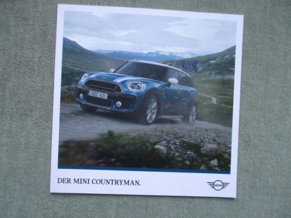 Mini Countryman F60 One Cooper  One D S SD März 2020