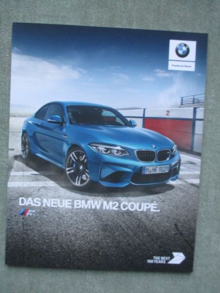 BMW M2 Coupé F87 +M3 E30 Katalog September 2017