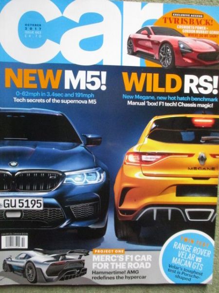 car 10/2017 VW Polo, Jaguar XF Sportbrake,Nio EP9,Volvo XC60 T8,Jaguar F-Type,Velar vs. Macan GTS