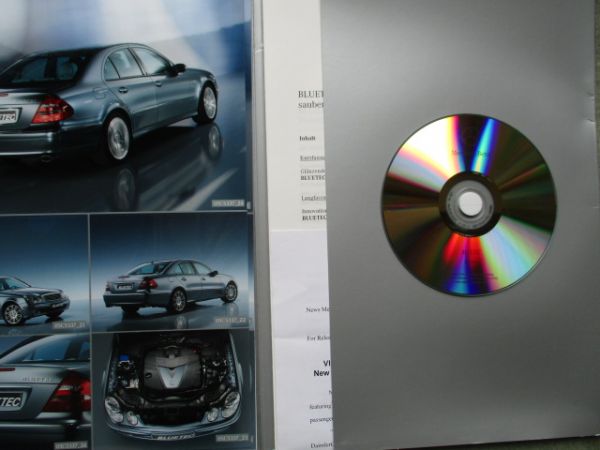 Mercedes Benz Bluetec Pressemappe sauberste Diesel der Welt Bluetec W211 Januar 2006