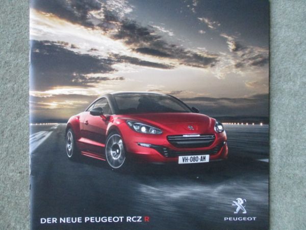 Peugeot RCZ R Katalog Version Österreich