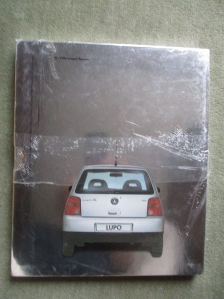 VW Lupo 3L TDI Vorstellung Buch mit Schutzhülle April 2000 NEU