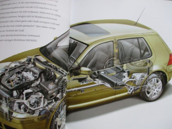 VW Golf IV 1J +Variant Vorstellung Buch November 2000