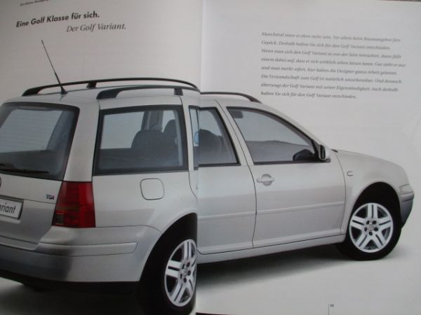 VW Golf IV 1J +Variant Buch Mai 2000