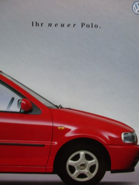 VW Polo 6N Vorstellung Buch +Open Air März 1999