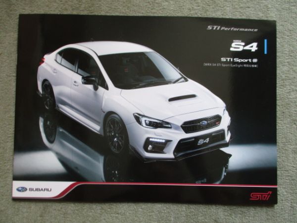 Subaru WRX S4 STi sport Japan katalog Rechtslenker Juli 2020 NEU
