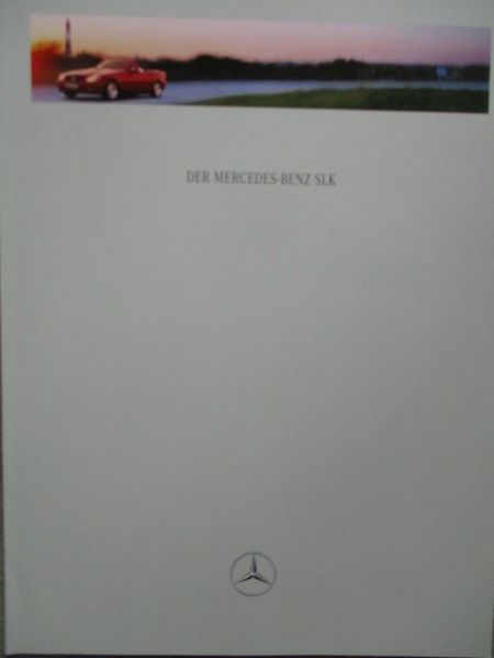 Mercedes Benz SLK 200 230 Kompressor R170 Katalog August 1997